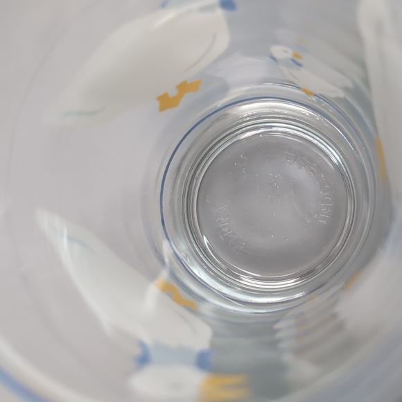 Vintage set of 2 Geese Glasses - Picture 7 of 8